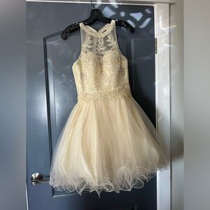 Champagne color dress
